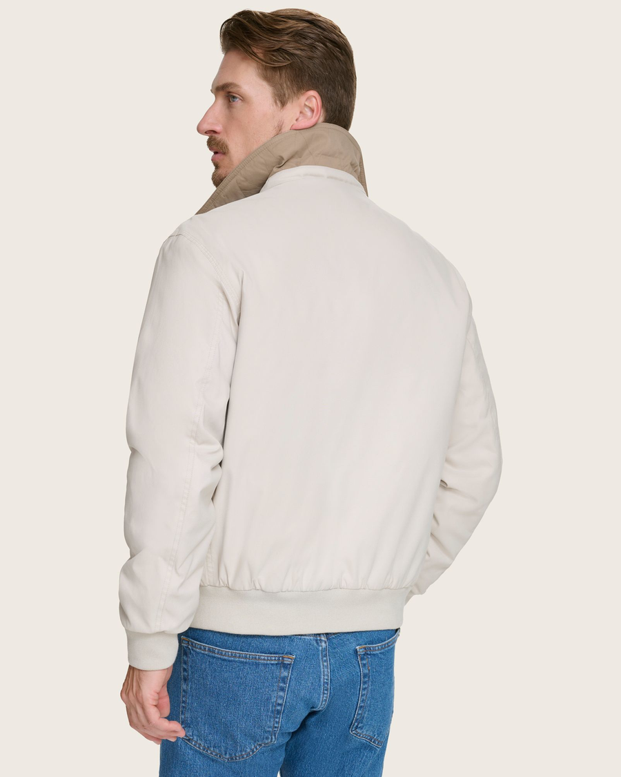 (image for) Environmentally Friendly Microtwill Relaxed Bomber Jacket